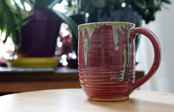 This handmade cup was worth $22. It has both practical value and is beautiful -- the perfect physical object.