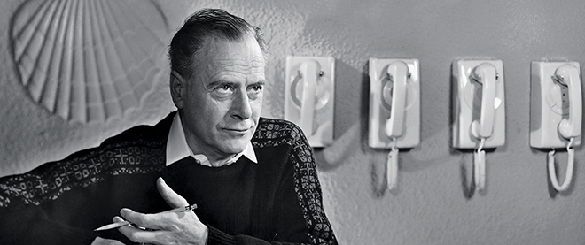 Marshall McLuhan, circa unknown.