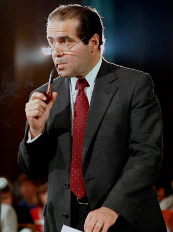 Scalia at the Senate Judiciary Committee during his confirmation hearings on Aug. 6, 1986. Photo by Lana Harris/AP